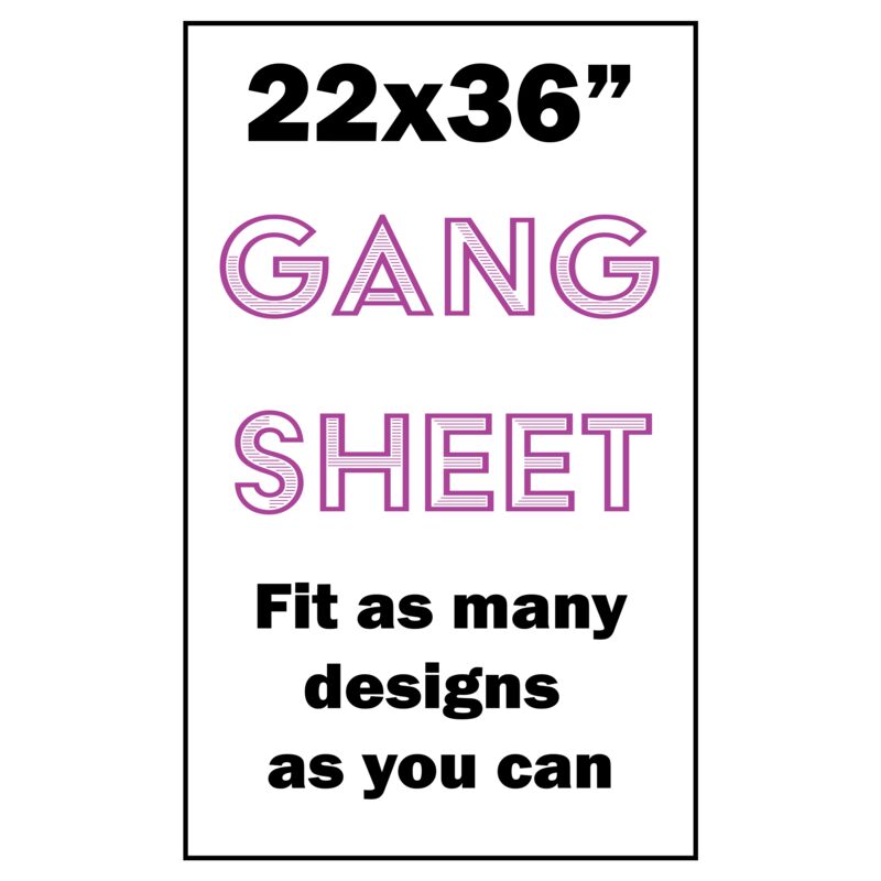 Full Color DTF Gang Sheet 22x36" Thumbnail